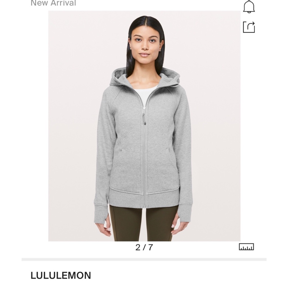 LULULEMON SCUBA HOODIE GREY!
